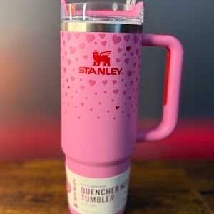 Stanley Pink Heart Tumbler 30oz